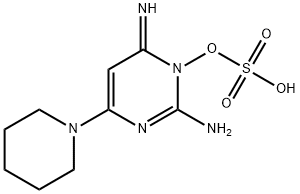 米诺地尔硫酸盐,83701-22-8,结构式