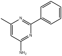6-methyl-2-phenylpyrimidin-4-amine Structure