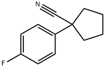 1-(4-氟苯基)环戊烷腈, 83706-50-7, 结构式