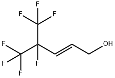 4,5,5,5-TETRAFLUORO-4-(TRIFLUOROMETHYL)PENT-2-EN-1-OL Struktur
