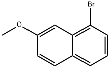 Naphthalene, 1-broMo-7-Methoxy- Struktur