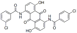 83721-55-5 3-氯-N-[5-[(4-氯苯甲酰基)氨基]-9,10-二氢-4,8-二羟基-9,10-二氧代-1-蒽基]苯甲酰胺