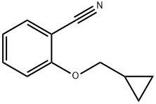 2-(环丙基甲氧基)苯甲腈 结构式