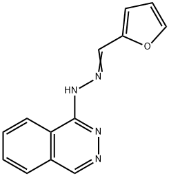 2-Furaldehyde (1-phthalazinyl)hydrazone Structure