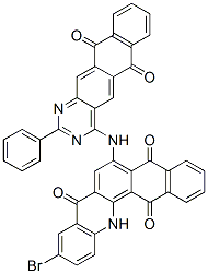 10-bromo-6-[(6,11-dihydro-6,11-dioxo-2-phenylnaphtho[2,3-g]quinazolin-4-yl)amino]naphth[2,3-c]acridine-5,8,14(13H)-trione|