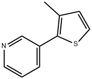 Pyridine, 3-(3-Methyl-2-thienyl)- 化学構造式