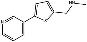 N-methyl-(5-pyrid-3-ylthien-2-yl)methylamine Structure