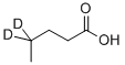 ペンタン酸‐4,4‐D2 化学構造式
