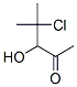 2-Pentanone,  4-chloro-3-hydroxy-4-methyl- Structure