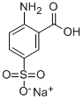 5-SULFO-2-AMINO BENZOIC ACID SODIUM SALT,83763-38-6,结构式