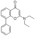 2-(Diethylamino)-8-phenyl-4H-1-benzopyran-4-one Structure