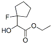 Cyclopentaneacetic acid, 1-fluoro--alpha--hydroxy-, ethyl ester (9CI) 结构式