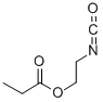 2-isocyanatoethyl propionate Structure