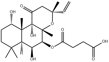 FORSKOLIN, 7-DEACETYL-7-O-HEMISUCCINYL- Structure