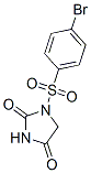 1-((4-bromophenyl)sulfonyl)hydantoin Struktur