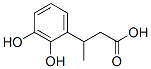 3-(2,3-dihydroxyphenyl)butyric acid Structure