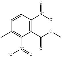 3-甲基-2,6-二硝基苯甲酸甲酯,83807-18-5,结构式