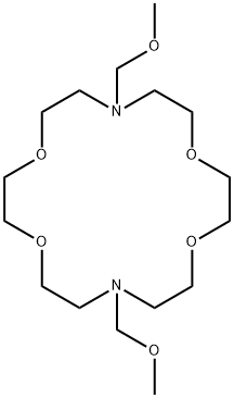 N,N′-ビス(メトキシメチル)ジアザ-18-クラウン-6 化学構造式