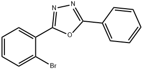 2-(2-BROMOPHENYL)-5-PHENYL-1,3,4-OXADIAZOLE, 83817-43-0, 结构式