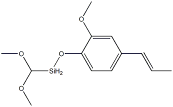 dimethoxy[2-methoxy-4-(1-propenyl)phenoxy]methylsilane,83817-64-5,结构式