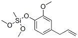 [4-allyl-2-methoxyphenoxy]dimethoxymethylsilane Struktur