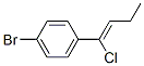 1-bromo-4-(1-chlorobutenyl)benzene,83833-33-4,结构式