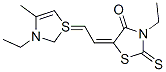 3-ethyl-5-[2-(3-ethyl-4-methyl-1-(3H)-thiazolylidene)ethylidene]rhodanine|