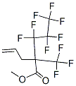 methyl 2-(heptafluoropropyl)-2-(trifluoromethyl)pent-4-en-1-oate Structure