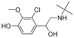 4-(2-(tert-butylaMino)-1-hydroxyethyl)-3-chloro-2-Methoxyphenol|4-(2-(叔丁基氨基)-1-羟基乙基)-3-氯-2-甲氧基苯酚