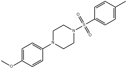 1-(4-methoxyphenyl)-4-(p-tolylsulphonyl)piperazine Structure