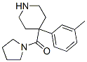 1-[[4-(m-tolyl)-4-piperidyl]carbonyl]pyrrolidine|