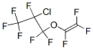 2-chloro-1,1,1,2,3,3-hexafluoro-3-[(trifluorovinyl)oxy]propane Struktur