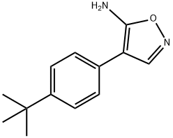 4-(4-TERT-ブチルフェニル)-5-イソオキサゾラミン 化学構造式