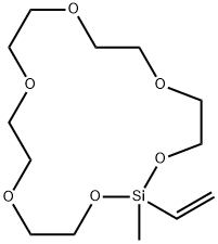 1-VINYL-1-METHYLSILA-17-CROWN-6 Structure