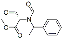 methyl N-formyl-3-oxo-N-(1-phenylethyl)-alaninate Structure