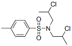 N,N-bis(2-chloropropyl)-p-toluenesulphonamide Structure