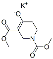 potassium dimethyl 5,6-dihydro-4-oxido-2H-pyridine-1,3-dicarboxylate Structure