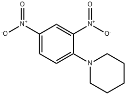 1-(2,4-二硝基苯基)哌啶 结构式