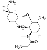 3-Fluoro-3-demethoxysporaricin A Struktur