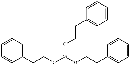 methyltris(2-phenylethoxy)silane Structure