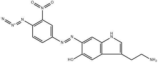 4-azido-3-nitrophenyl-azo-(5-hydroxytryptamine)|