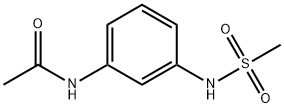 N-{3-[(methylsulfonyl)amino]phenyl}acetamide Structure