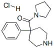1-[(4-phenyl-4-piperidyl)carbonyl]pyrrolidine monohydrochloride,83929-36-6,结构式