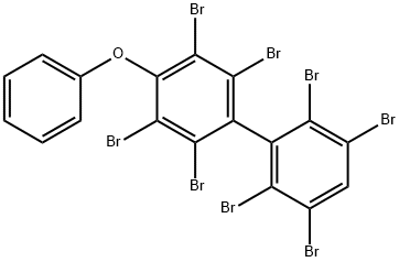 2,2',3,3',5,5',6,6'-octabromo-4-phenoxy-1,1'-biphenyl Structure