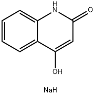4-hydroxy-2-quinolone, disodium salt Struktur