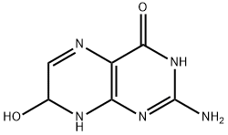 4(1H)-Pteridinone,2-amino-7,8-dihydro-7-hydroxy-(9CI) 化学構造式
