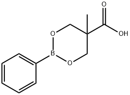 5-甲基-2-苯基-1,3,2-二氧硼杂环-5-甲酸 结构式