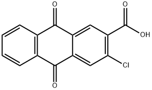 2-CHLOROANTHRAQUINONE-3-CARBOXYLIC ACID 结构式