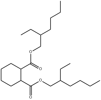 1,2-环己烷二甲酸双(2-乙基己基)酯,84-71-9,结构式