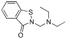 2-[(diethylamino)methyl]-1,2-benzisothiazol-3(2H)-one,84012-58-8,结构式